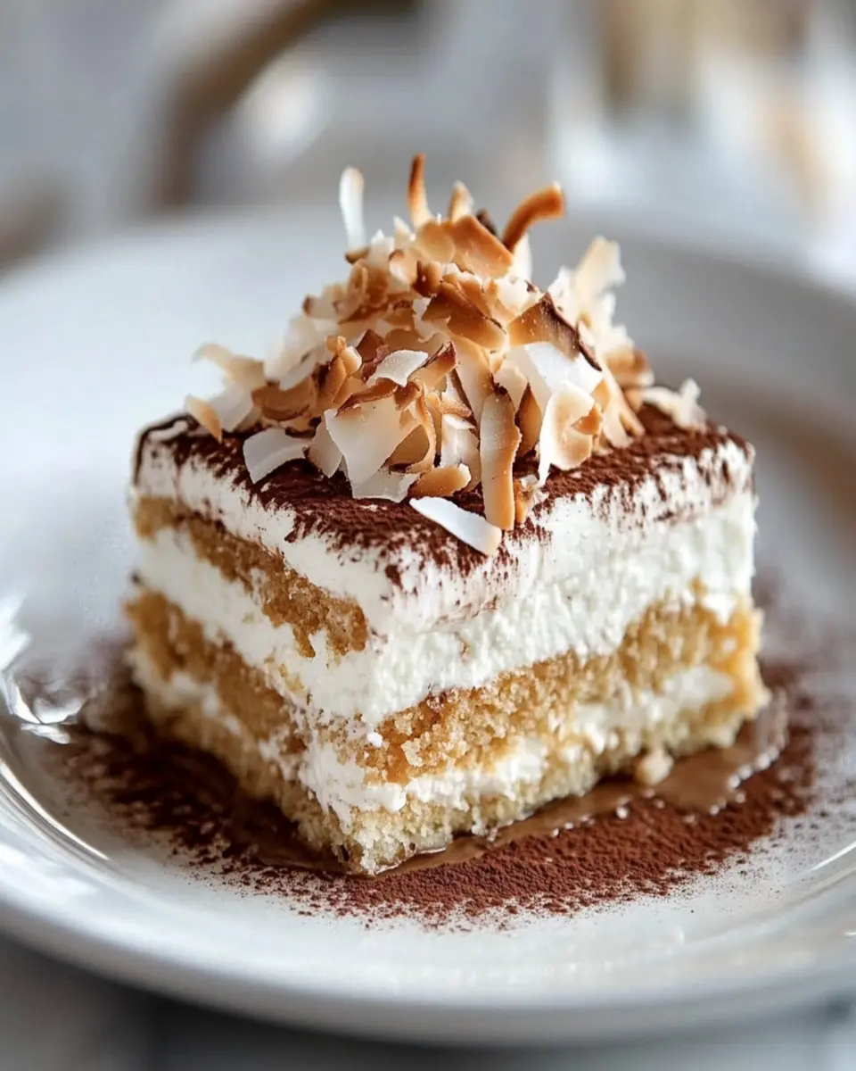 Coquito Coconut Rum Tiramisu: Indulgent Twist on a Classic!