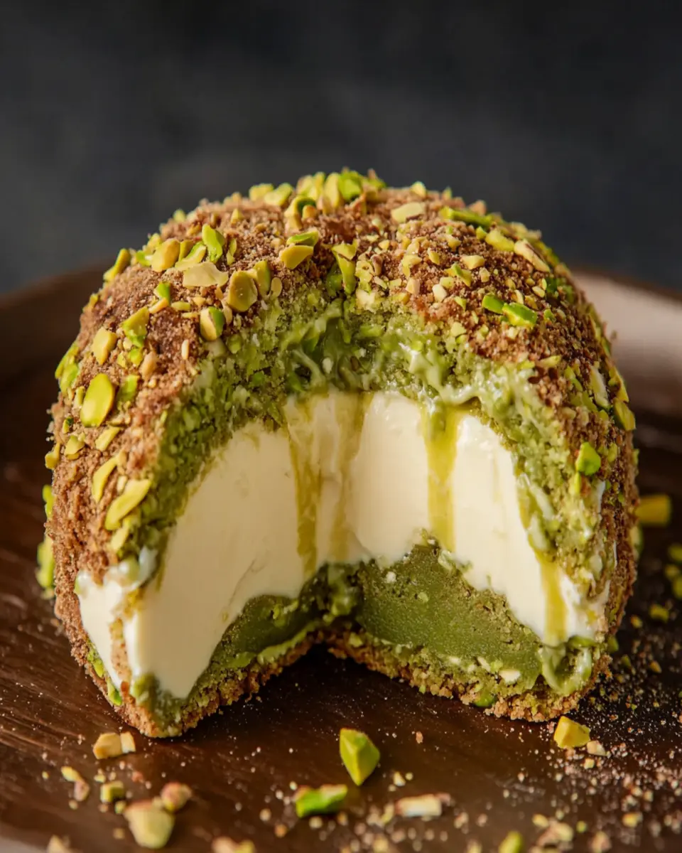 Dubai Pistachio Cheese Bomb: Irresistibly Indulgent Treats!