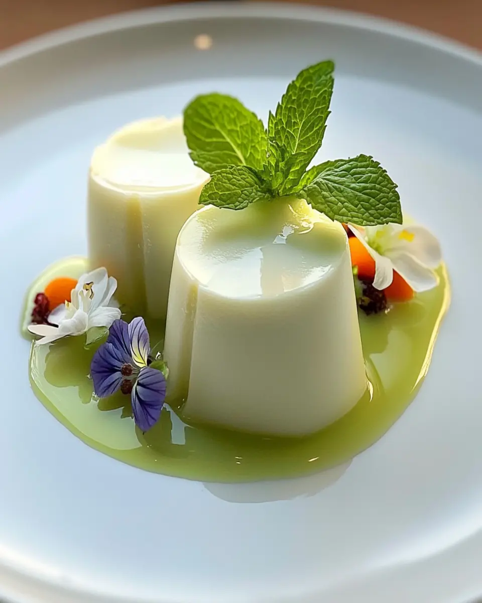 Pandan Coconut Panna Cotta: Indulge in Creamy Bliss