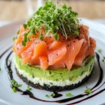 savory Avocado & Salmon Cheesecake First Image First Image