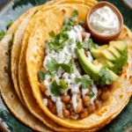 Honduran Flour Tortillas with Beans and Cream First Image First Image