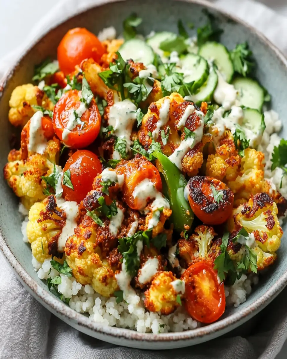 Cauliflower Shawarma Bowl: The Best Flavor-Packed Delight!