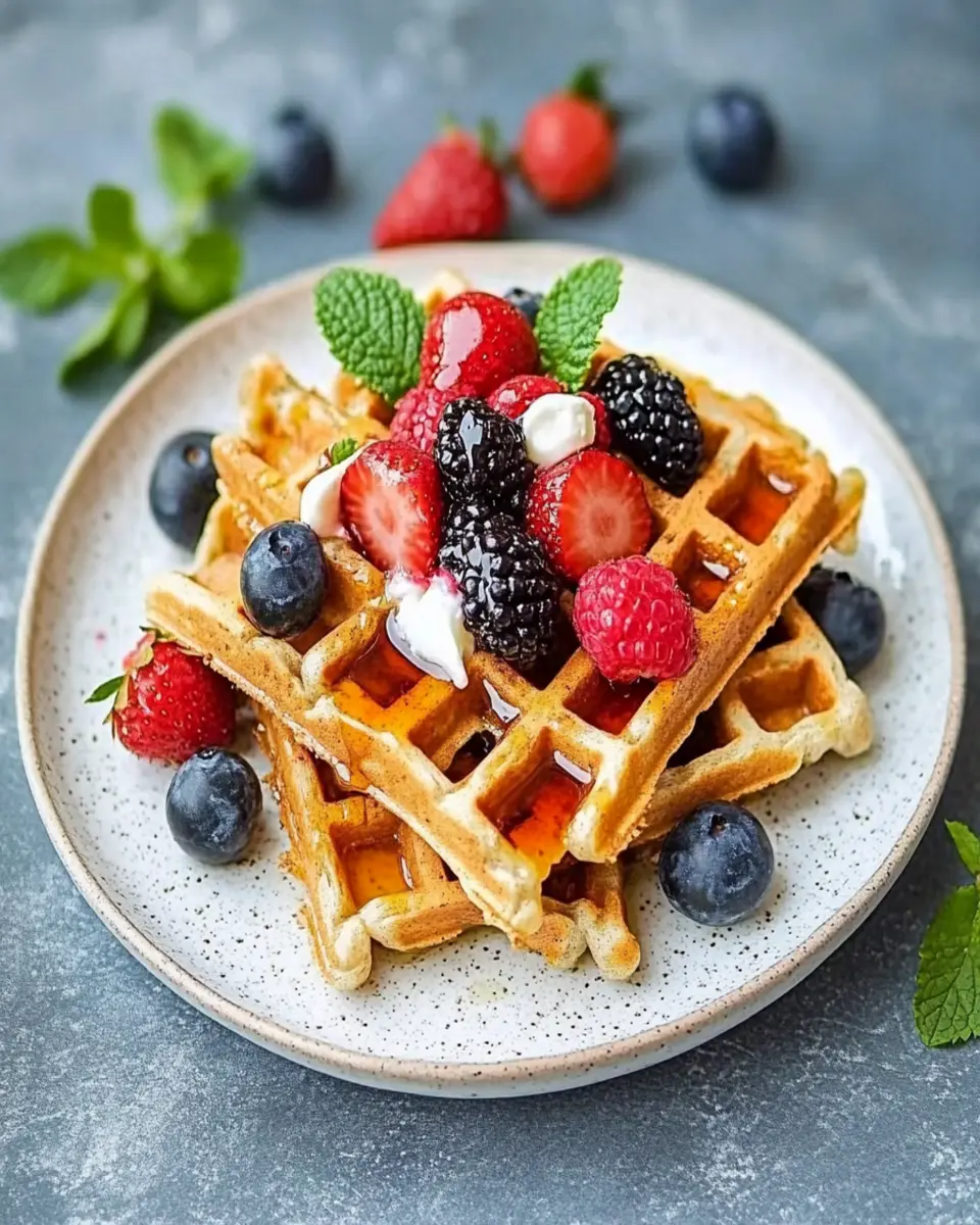 Overnight Almond Oatmeal Waffles: The Best Make-Ahead Breakfast