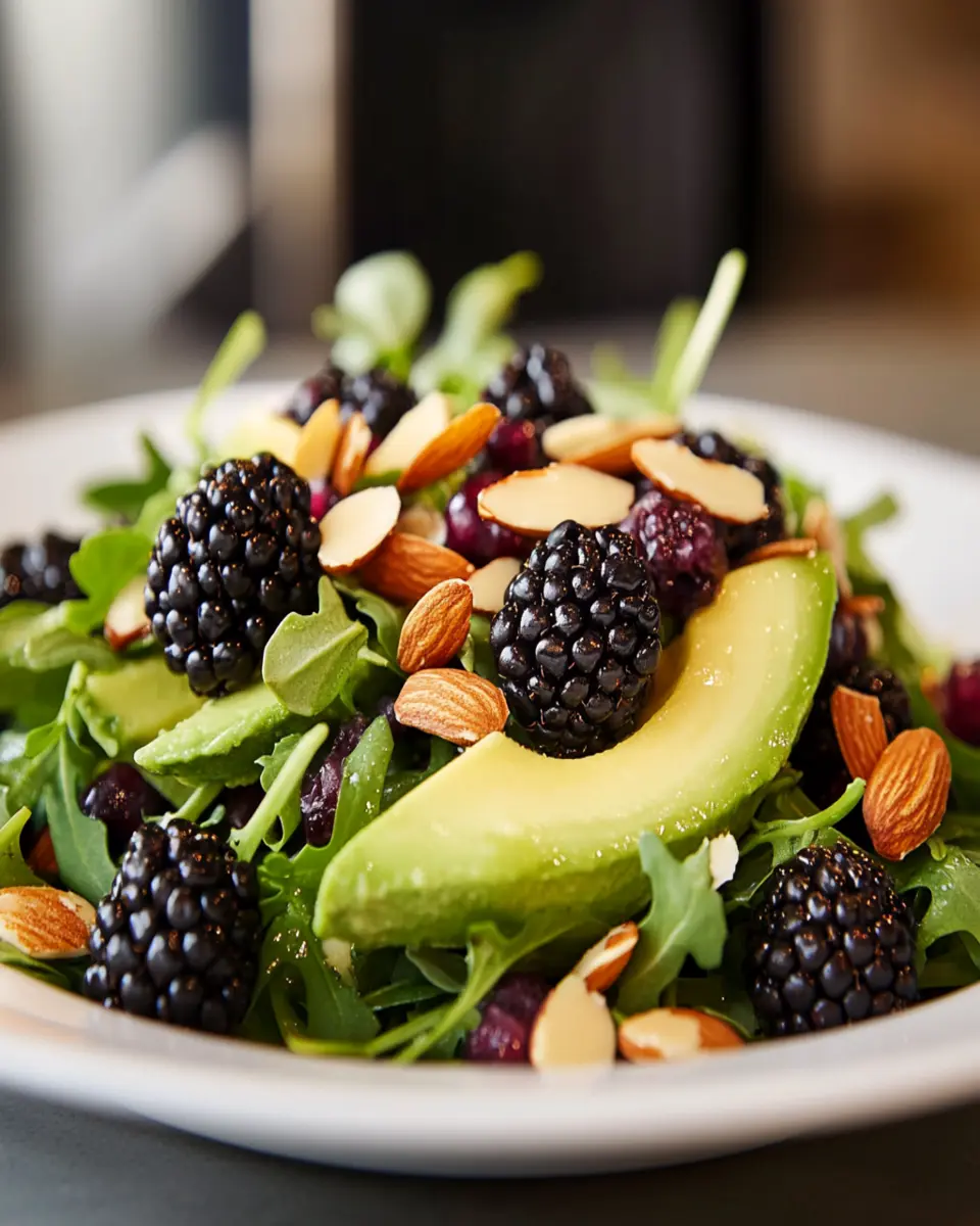 Blackberry Avocado Arugula Salad: A Refreshing Taste Sensation