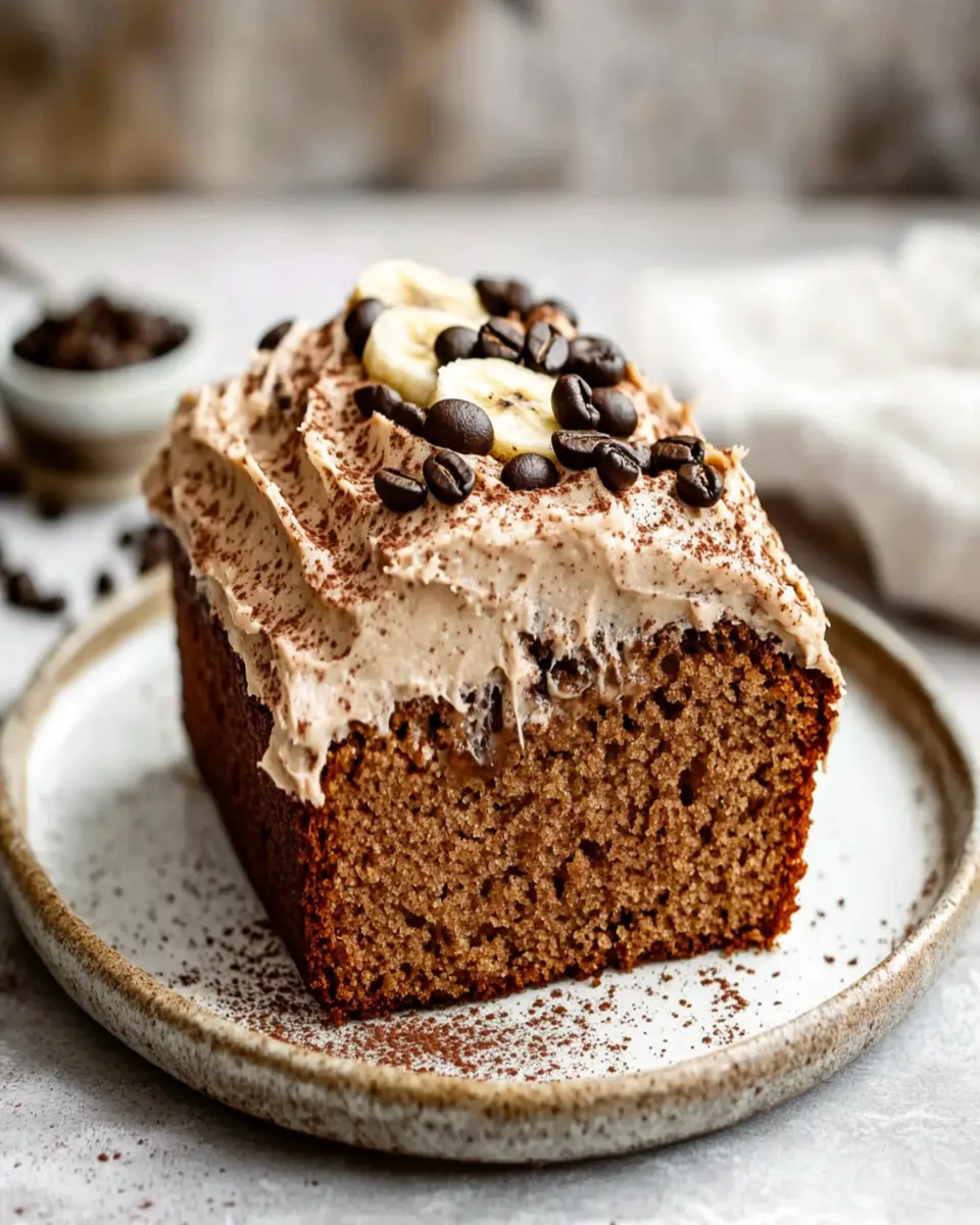 Coffee Banana Bread with Espresso Frosting: Pure Indulgence!