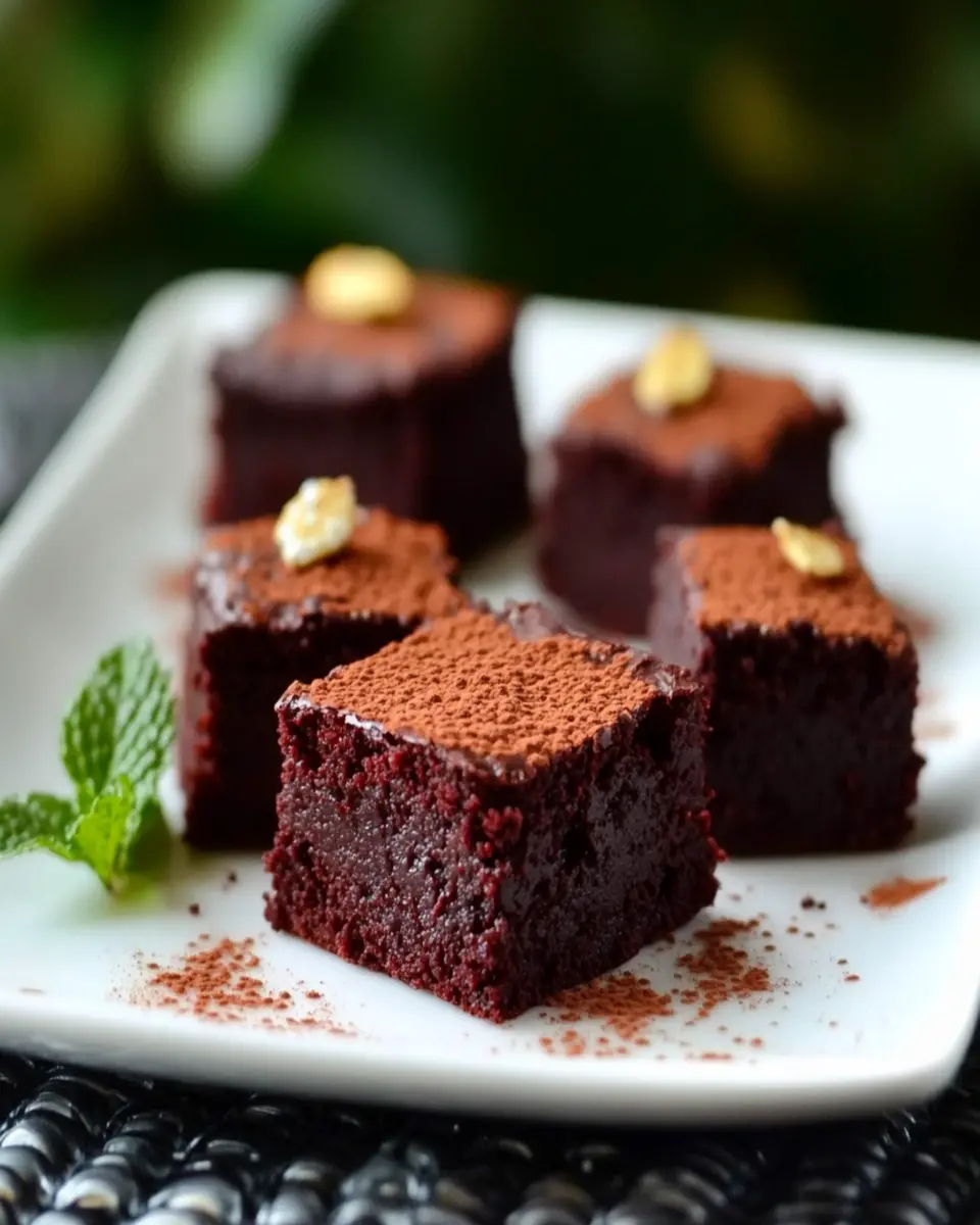 Oat Flour Beet Brownies: Decadent and Egg-Free Delight