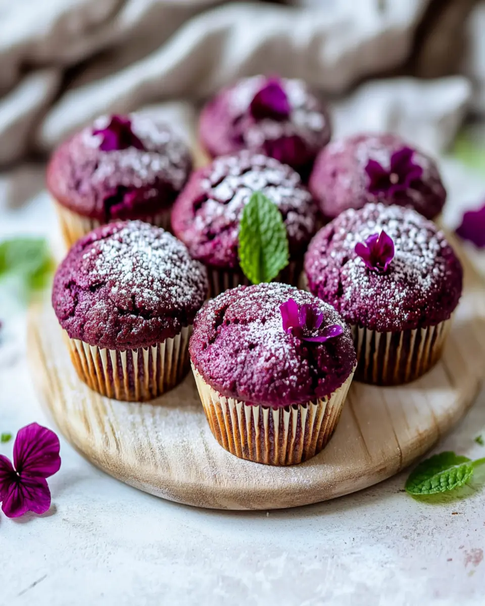 Hibiscus Muffins: Irresistibly Soft and Vibrantly Flavorful