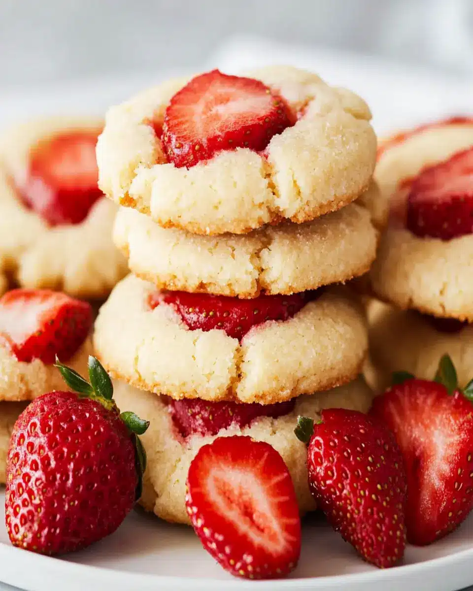 Strawberry Shortbread Cookies: Soft, Sweet, and Irresistible!