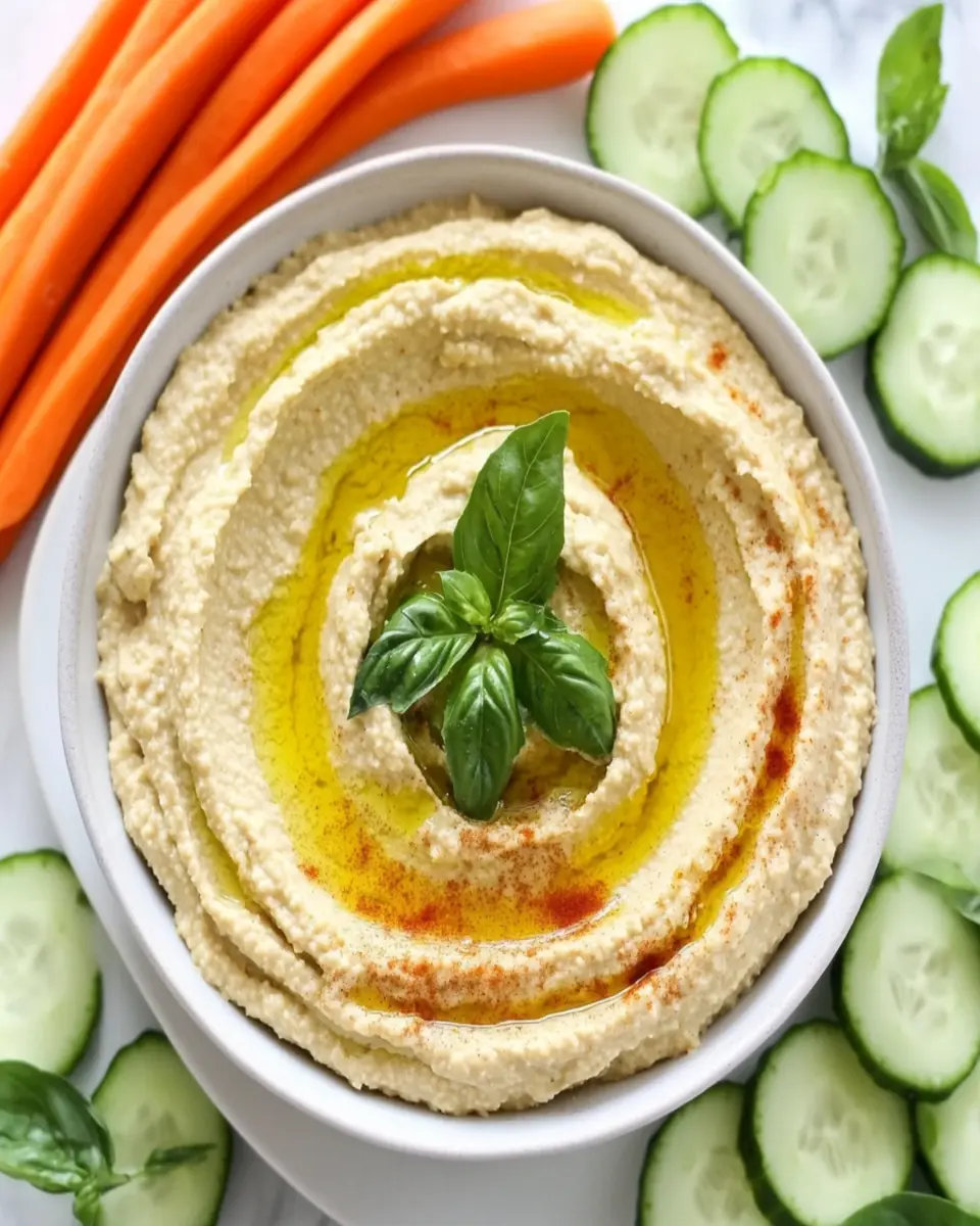 Lemon Basil Hummus You’ll Crave: Fresh, Easy, and Zesty!
