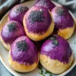 Purple Sweet Potato Soft Sourdough Buns First Image First Image