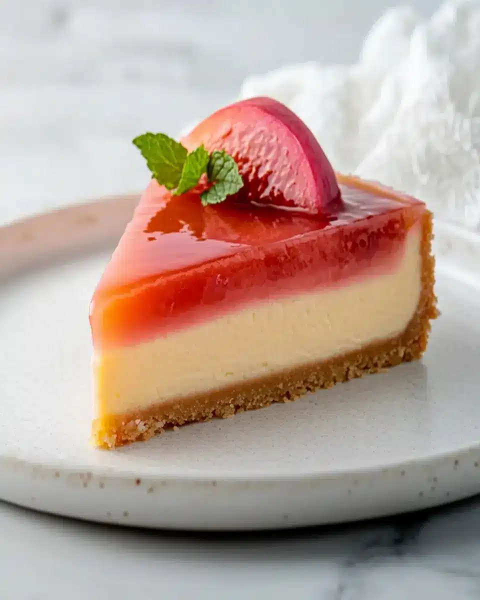 Rich Creamy Guava Cheesecake: An Indulgent Slice of Paradise