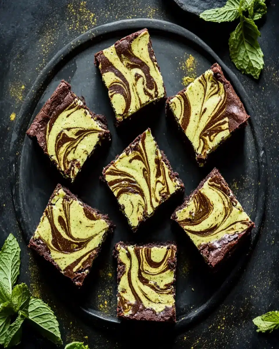 Matcha Brownies with White Chocolate Swirl: Indulge in Bliss!