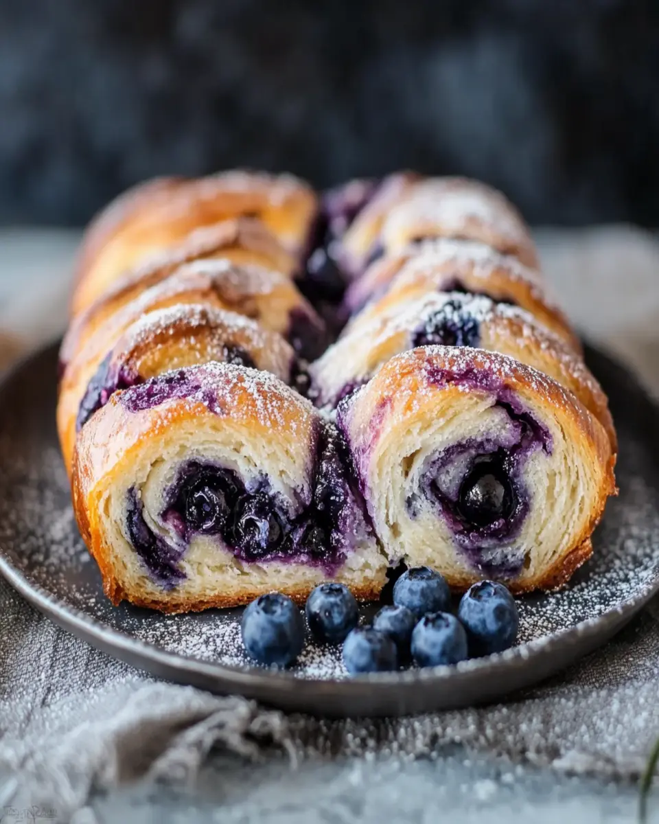 Blueberry Cream Cheese Babka: Irresistibly Soft and Sweet