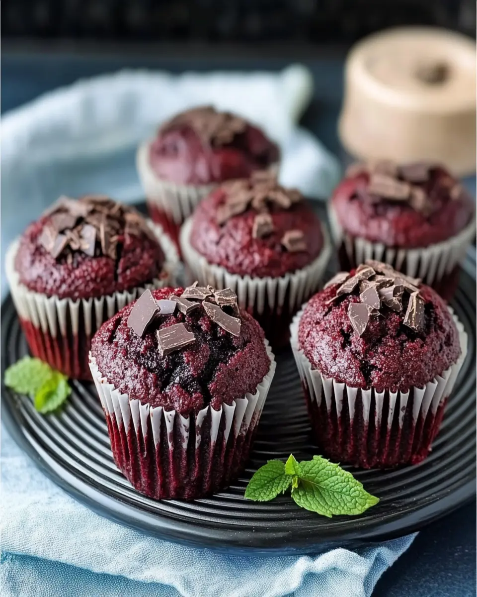 Betroot Cacao Muffins: Indulge in Guilt-Free Chocolate Bliss