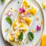 Coconut Mango Frozen Yogurt Bark First Image First Image