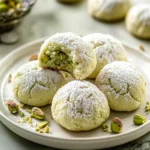 Melt-in-Your-Mouth Pistachio Wedding Cookies First Image First Image