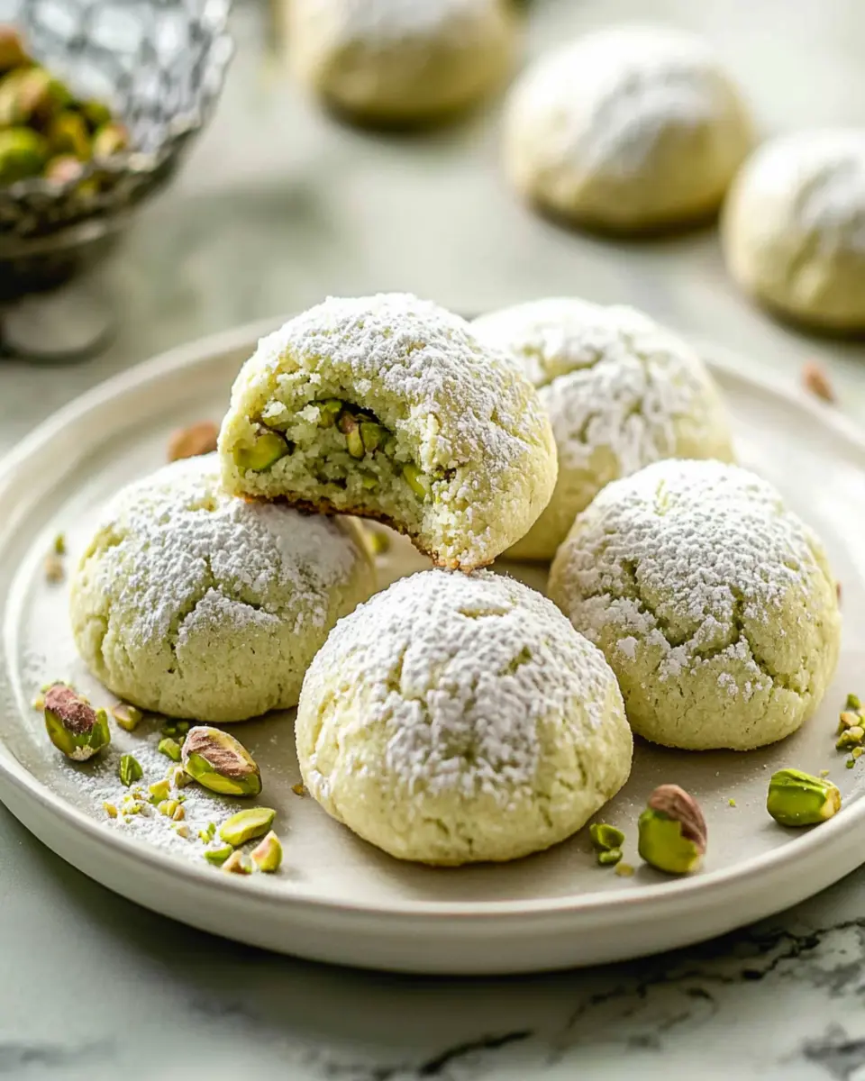 Melt-in-Your-Mouth Pistachio Wedding Cookies You’ll Adore