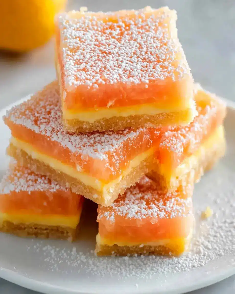 Grapefruit Bars: The Zesty Treat You Can’t Resist!