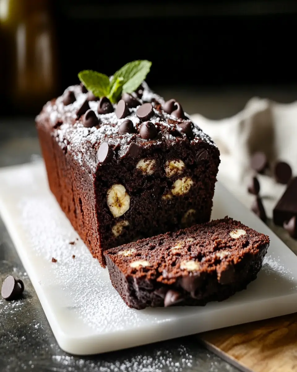 Chocolate Espresso Banana Bread: Irresistibly Moist Delight!