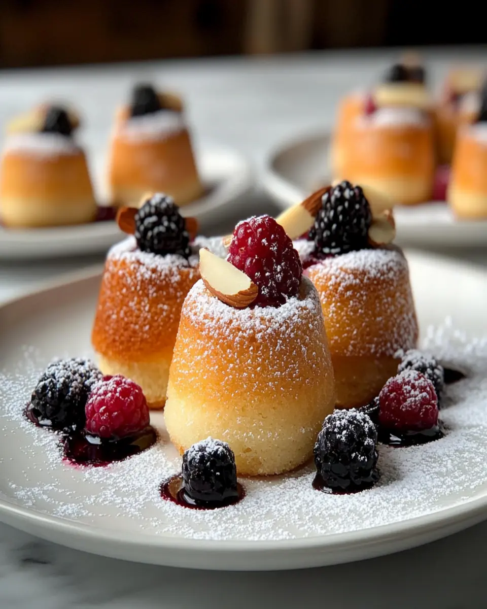 Mini Warm Butter Almond Cakes: Irresistibly Delicious Treats
