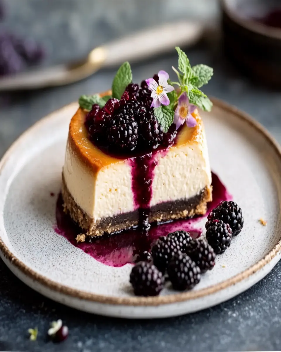 Mulberry Earl Grey Cheesecake: Indulgent Delight at Home