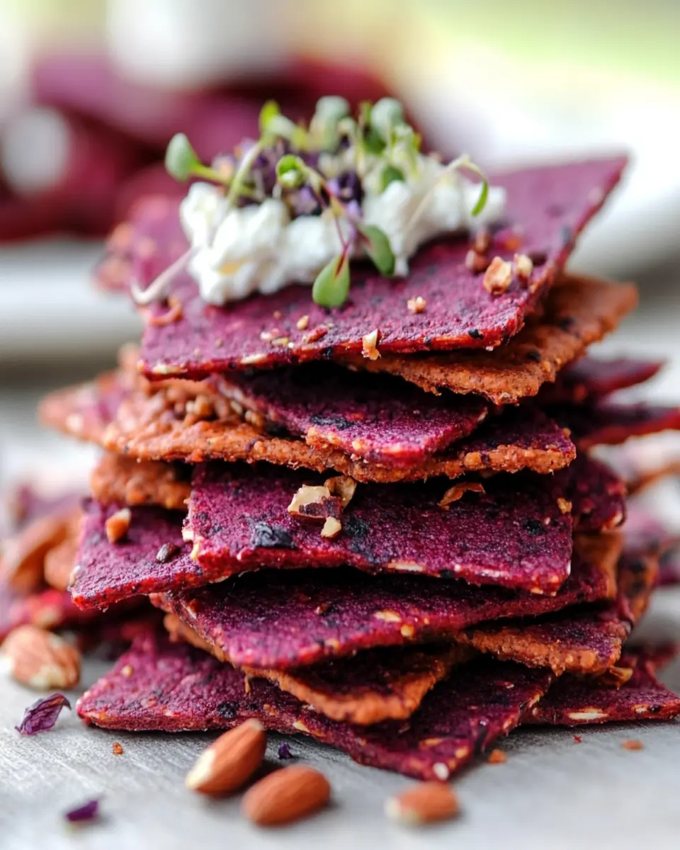 Beet Crackers: Irresistibly Crunchy and Naturally Delicious