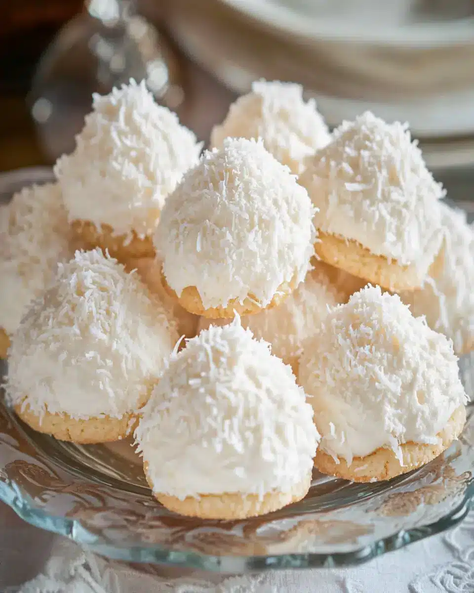 Austrian Coconut Meringue Cookies: Effortlessly Sweet Bliss