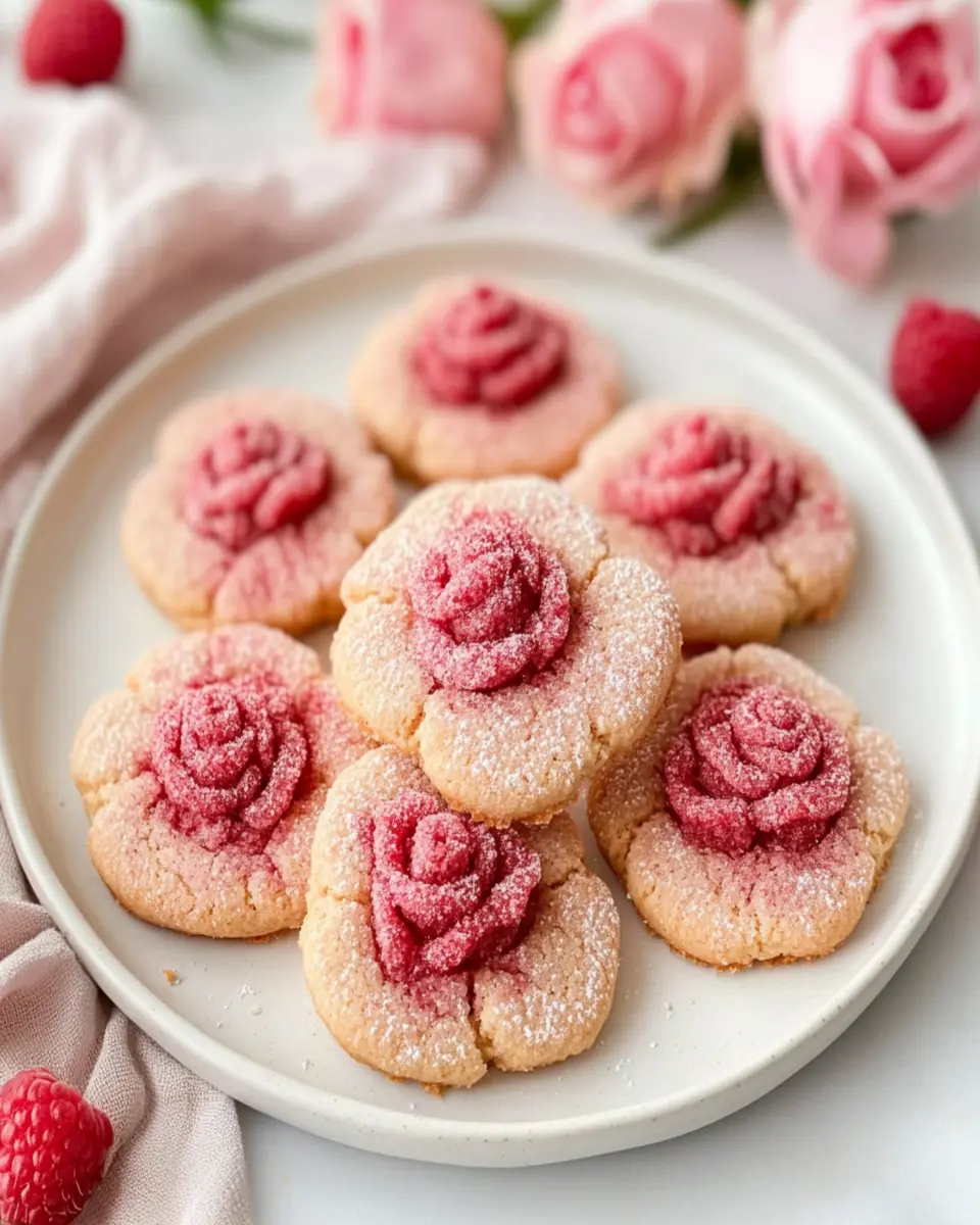 Delicious Raspberry Rose Cookies: A Delightfully Sweet Treat