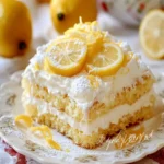 Italian Lemon Biscuit Cake (No Bake) First Image First Image