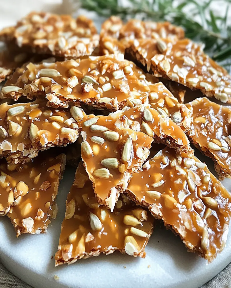 Sunflower Seed Brittle: Irresistibly Crunchy & Sweet Delight