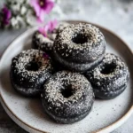 Black Sesame Mochi Donuts First Image First Image