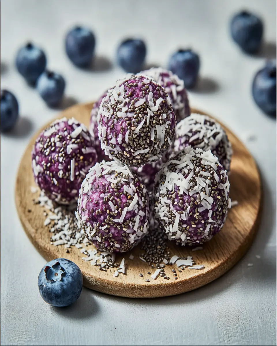 Blueberry Bliss Balls: Irresistibly Easy Energy Bites