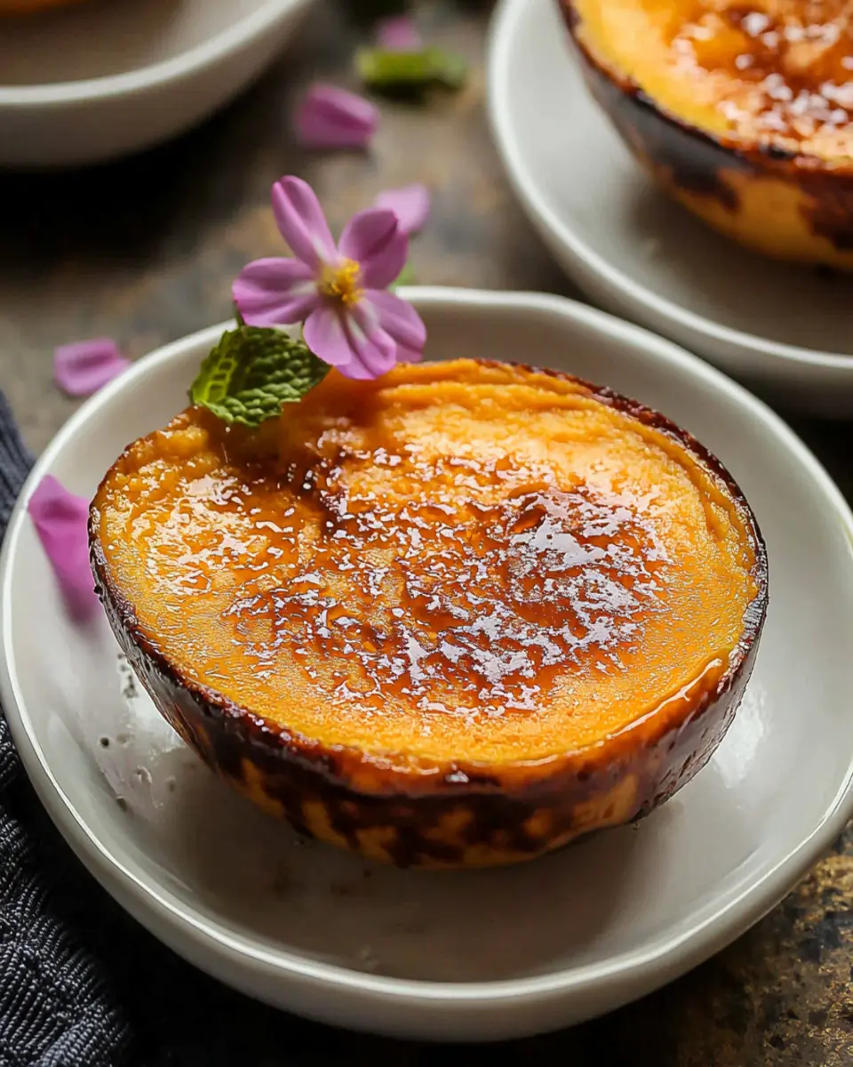 Creamy Japanese Sweet Potato Crème Brûlée: A Delightful Twist
