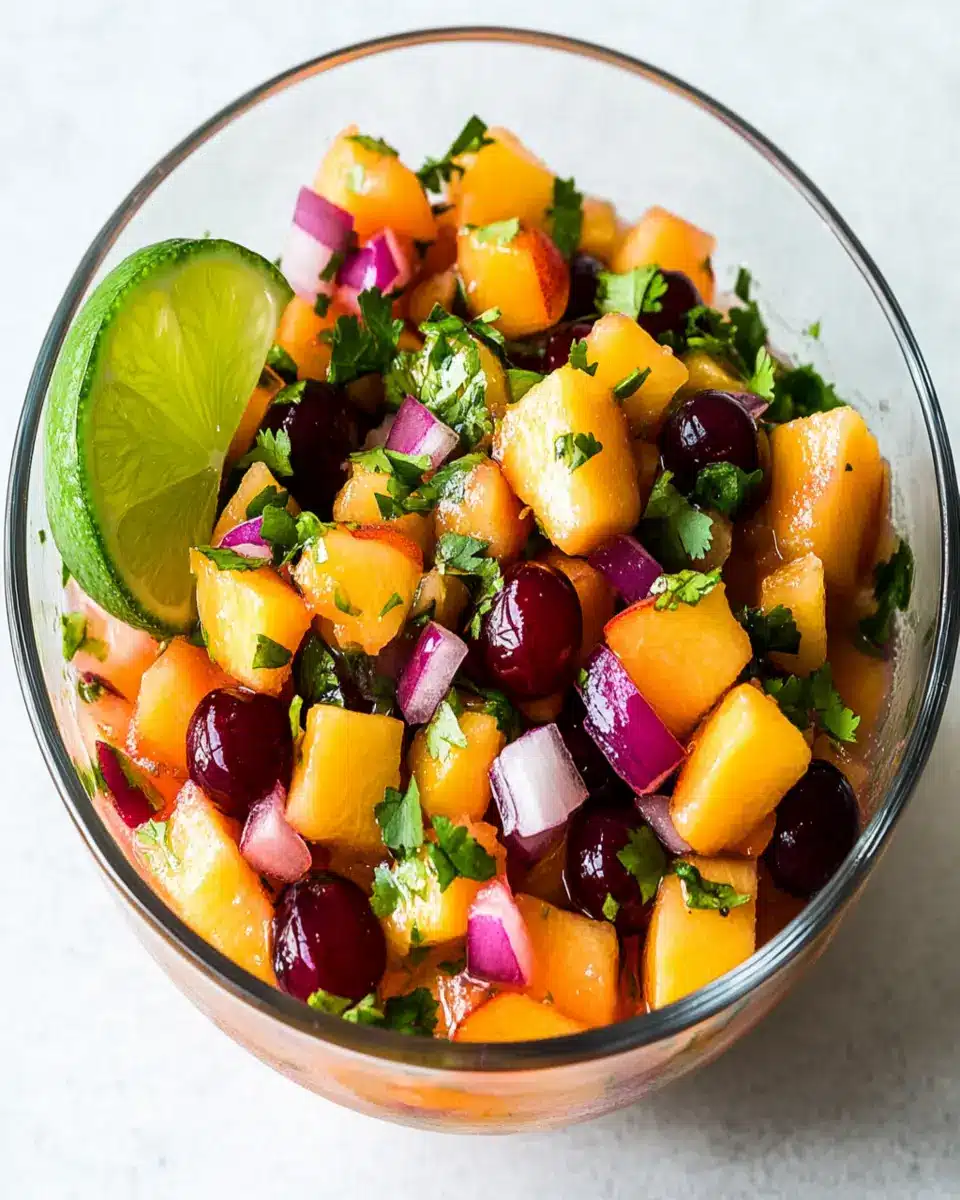 Healthy Peach Cherry Salsa: A Juicy Twist for Your BBQ