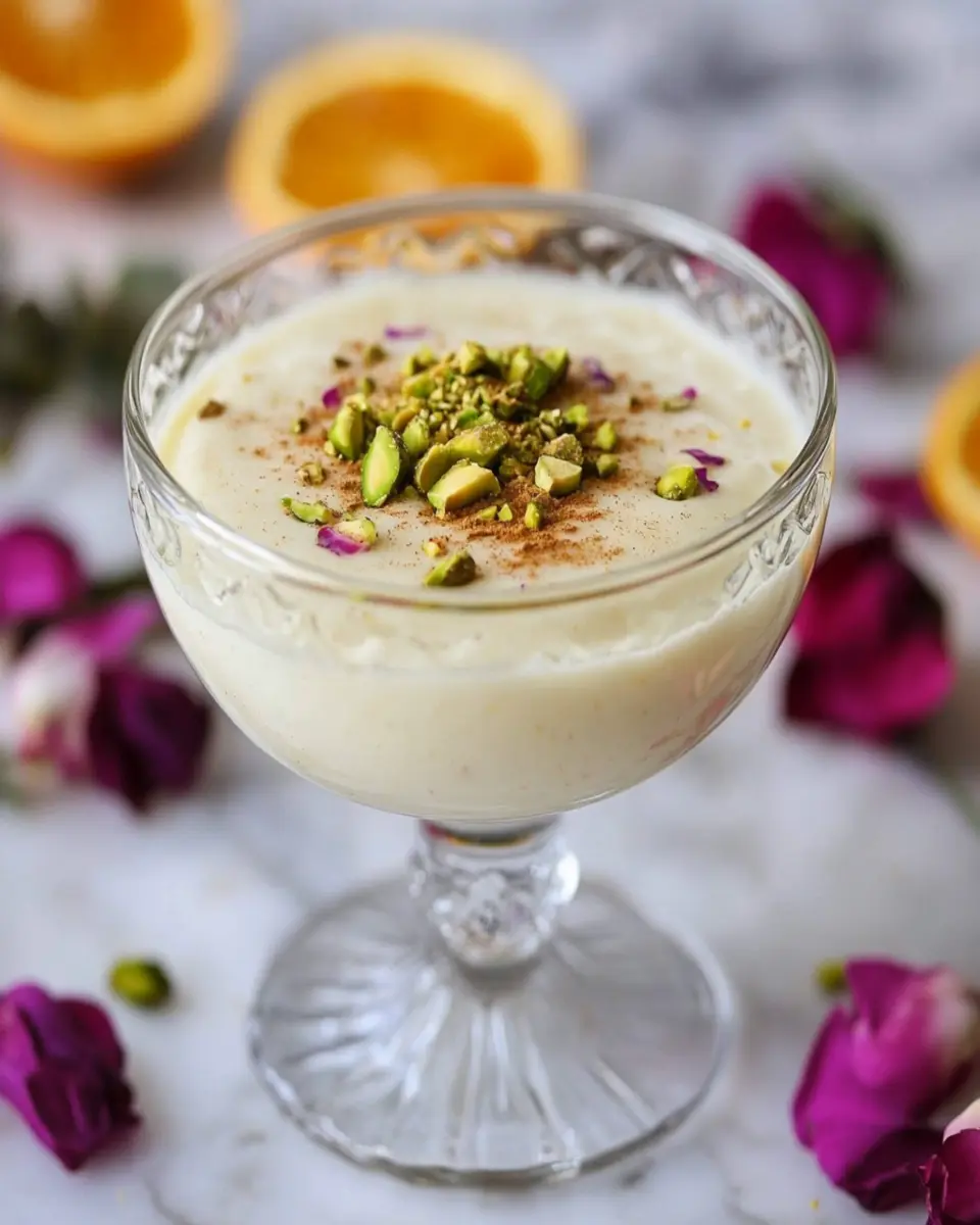 Fereni Recipe: Irresistibly Creamy Persian Rice Flour Delight