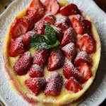 French Strawberry Flaugnarde First Image First Image