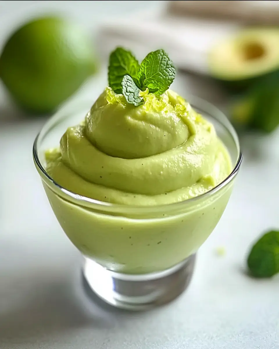 Raw Avocado Lime Mousse: Creamy, Indulgent Dessert Bliss