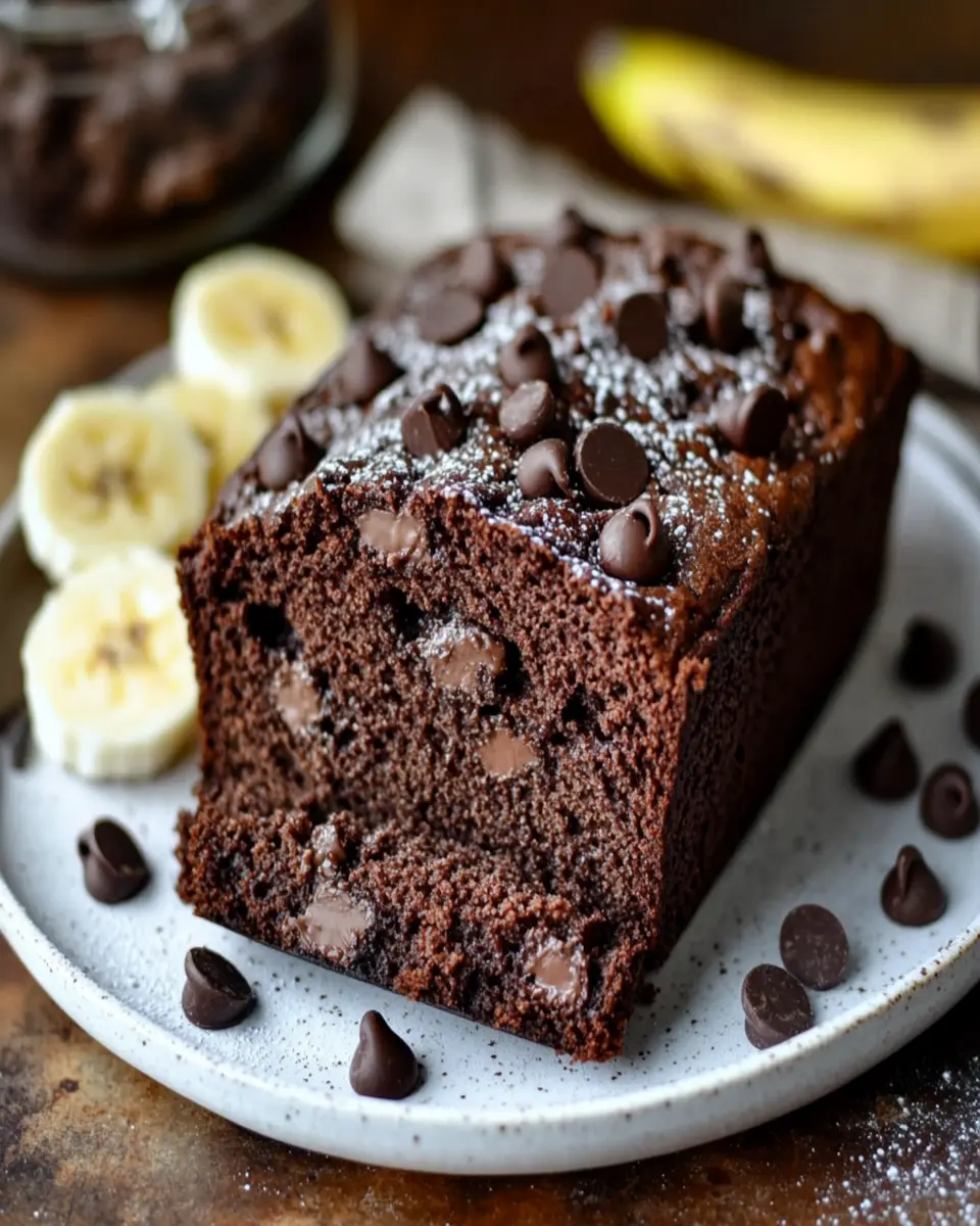 Double Chocolate Banana Bread: Indulge in Guilt-Free Bliss