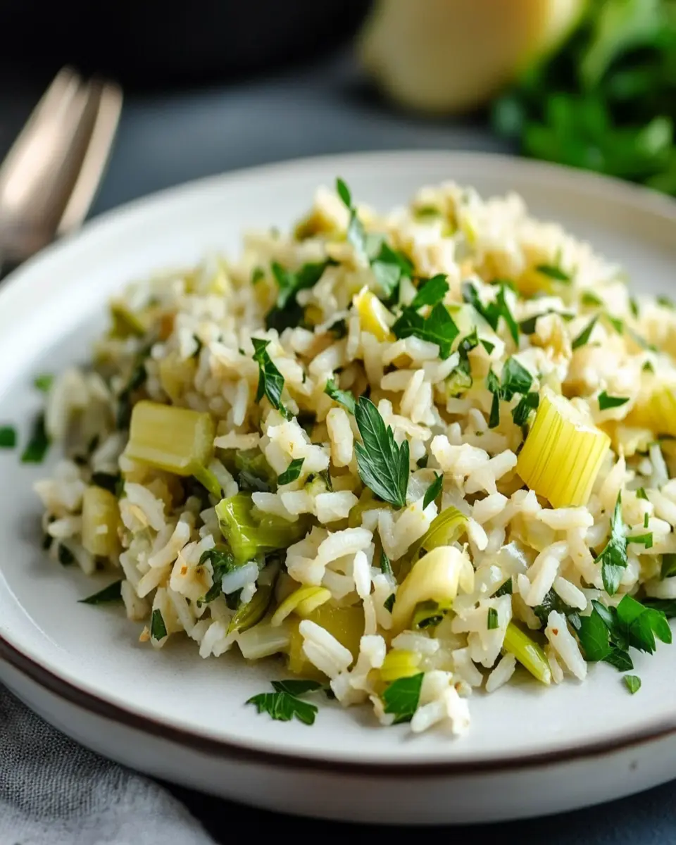 Greek Leeks with Rice: Elevate Your Comfort Food Game