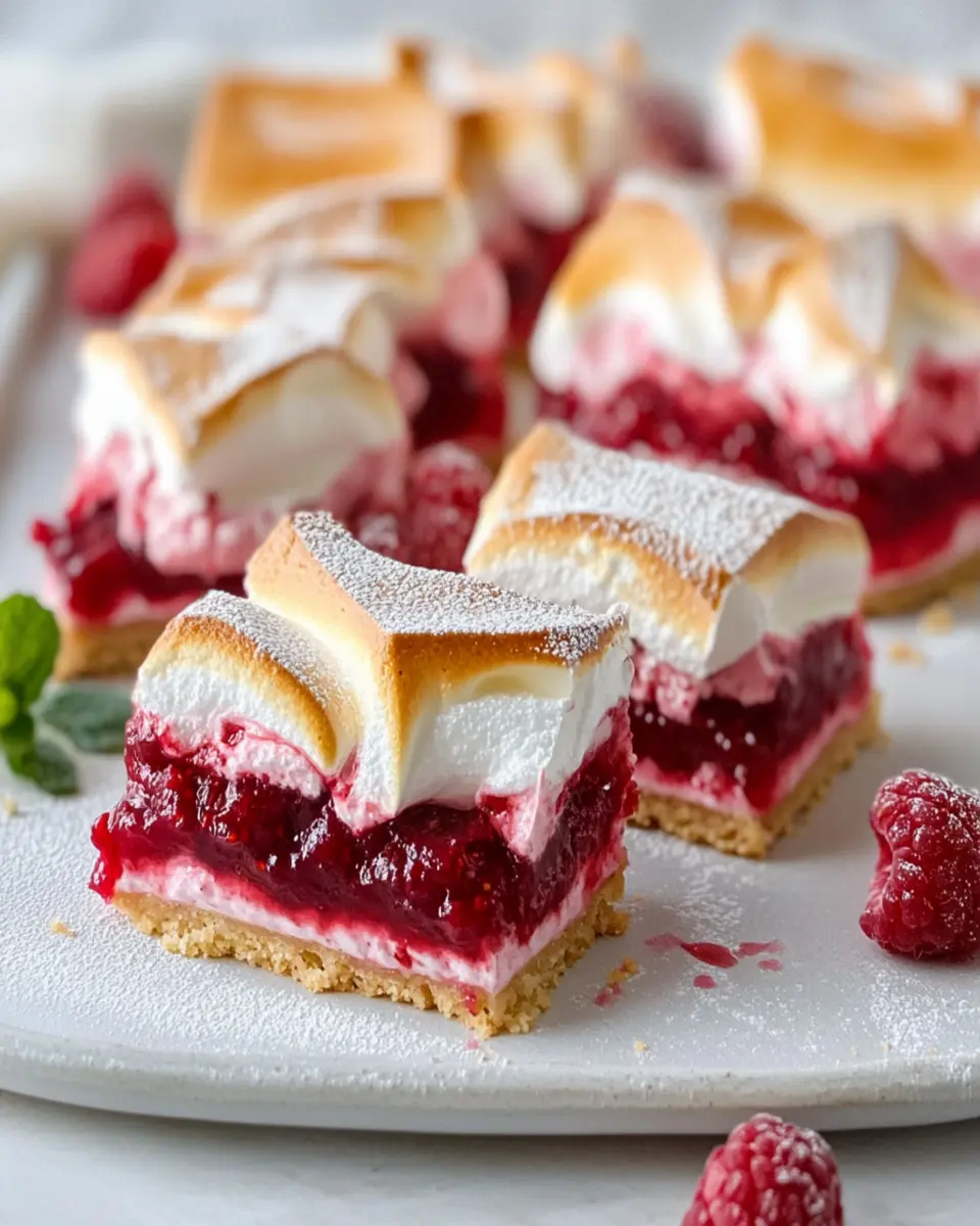 Double Raspberry Meringue Bars: Indulgent Bliss You Can Make