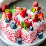 Very Berry Marshmallow Crispy Treats First Image First Image
