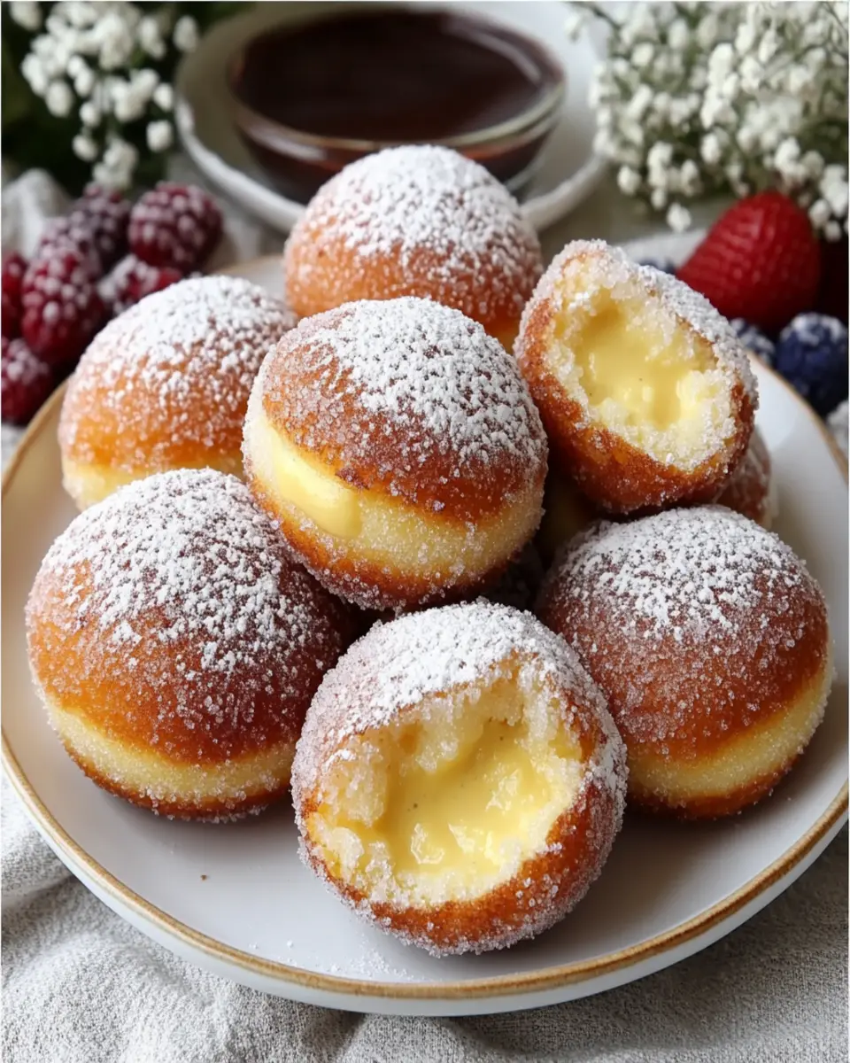 Bomboloni alla Crema: Irresistibly Creamy Italian Delights