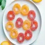 Homemade Gummy Peach Rings – No Corn Syrup! First Image First Image