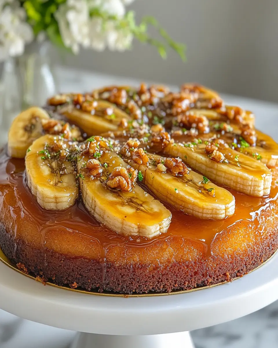Banana Upside Down Cake: Indulgently Gooey and Easy to Make