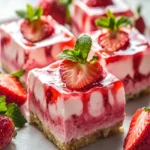 Healthy Strawberry Frozen Yogurt Bars First Image First Image