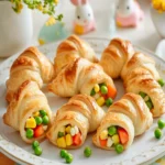 Bunny Footprint Crescent Roll Veggie Pockets First Image First Image