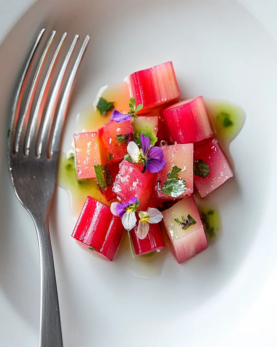 Simply Divine Candied Rhubarb: Irresistibly Sweet Delight