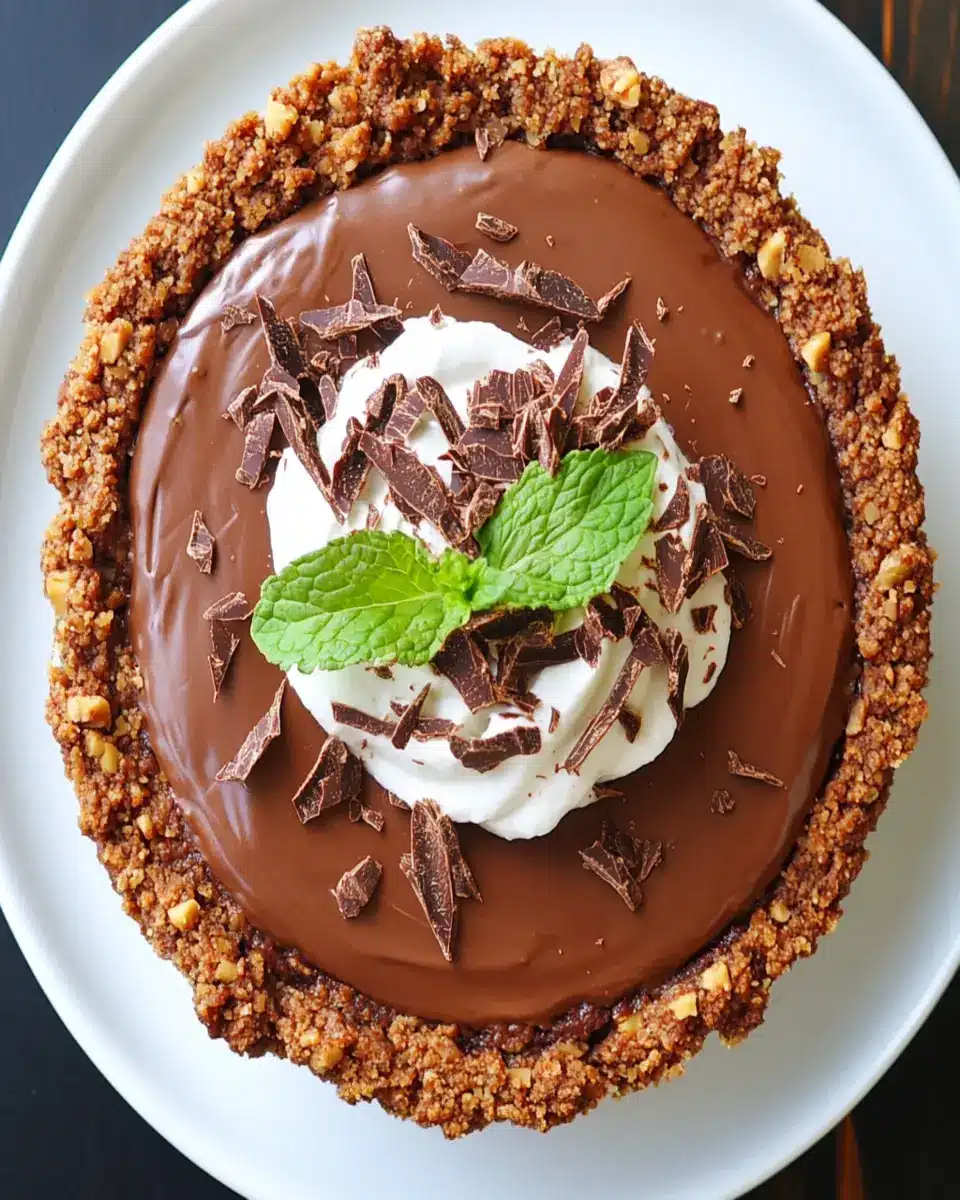 No Bake Chocolate Avocado Pie: The Indulgent Dessert You Need