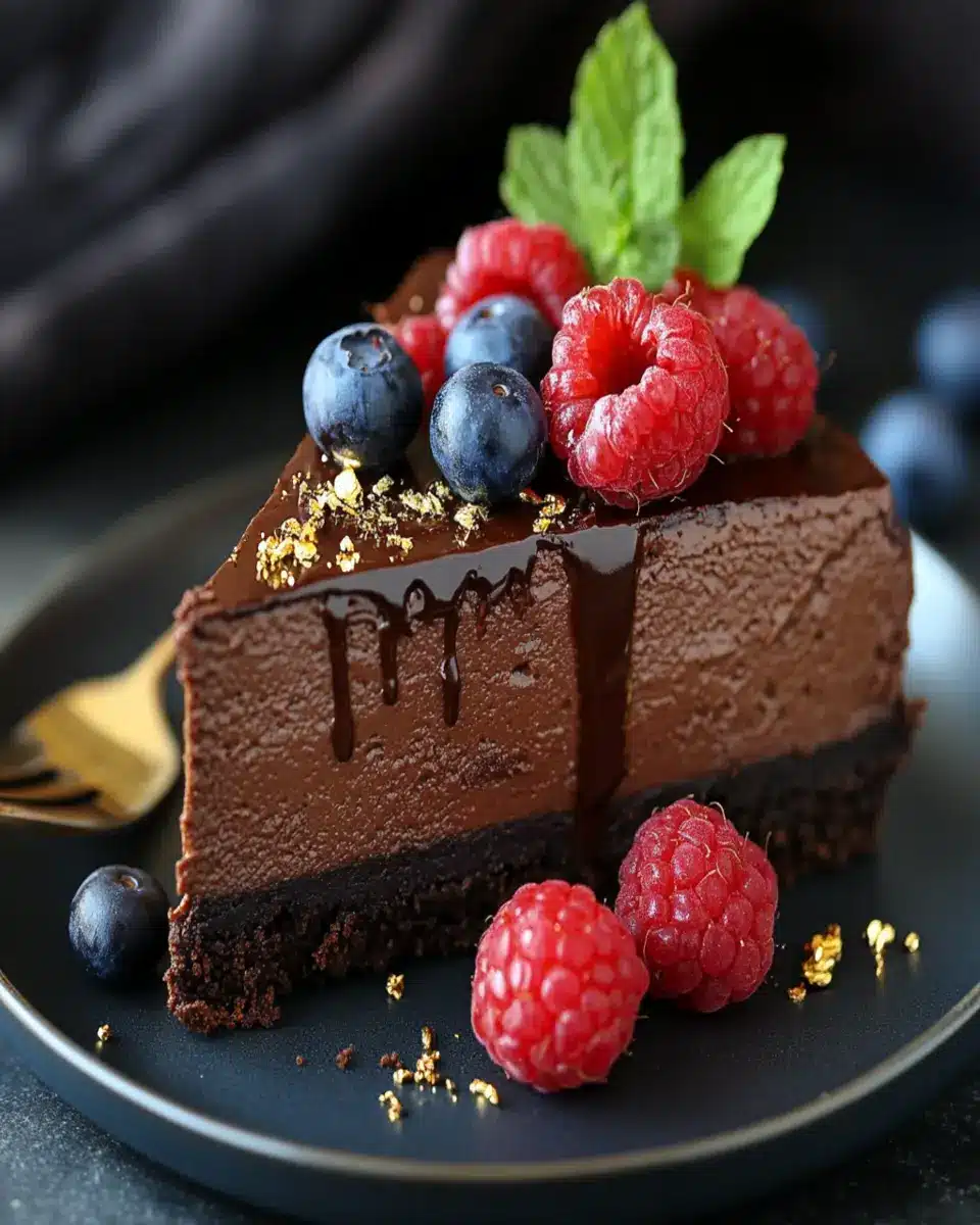 The Healthier Chocolate Cheese Cake You Won’t Regret Indulging