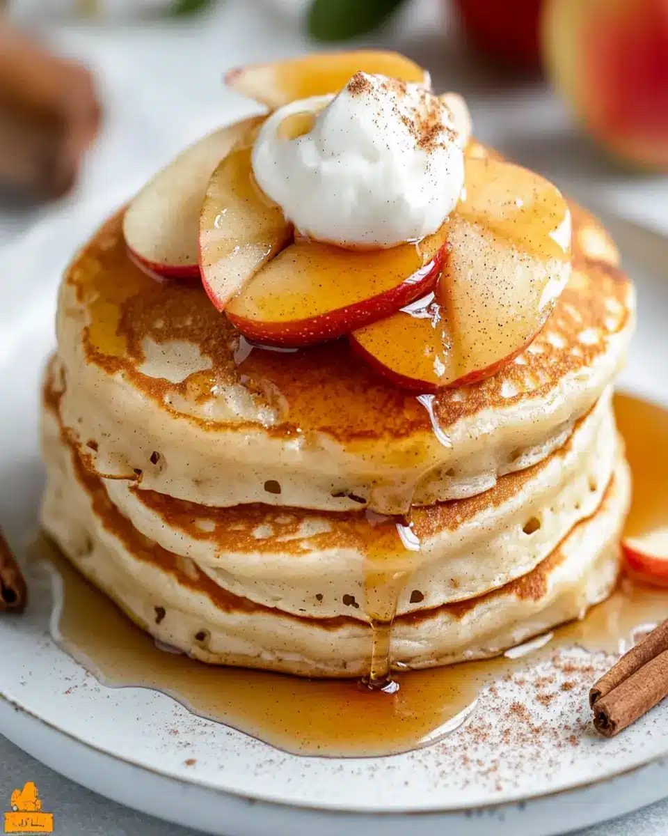 Apple Yogurt Pancakes: Fluffy, Creamy, and Oh-So-Delicious!